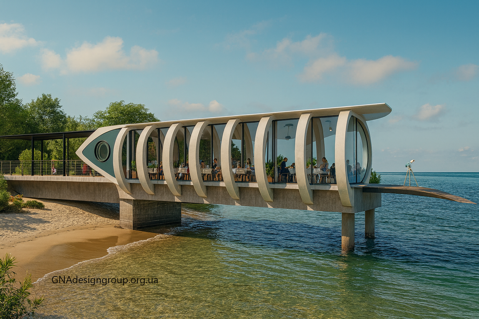 Креативний ресторан на воді