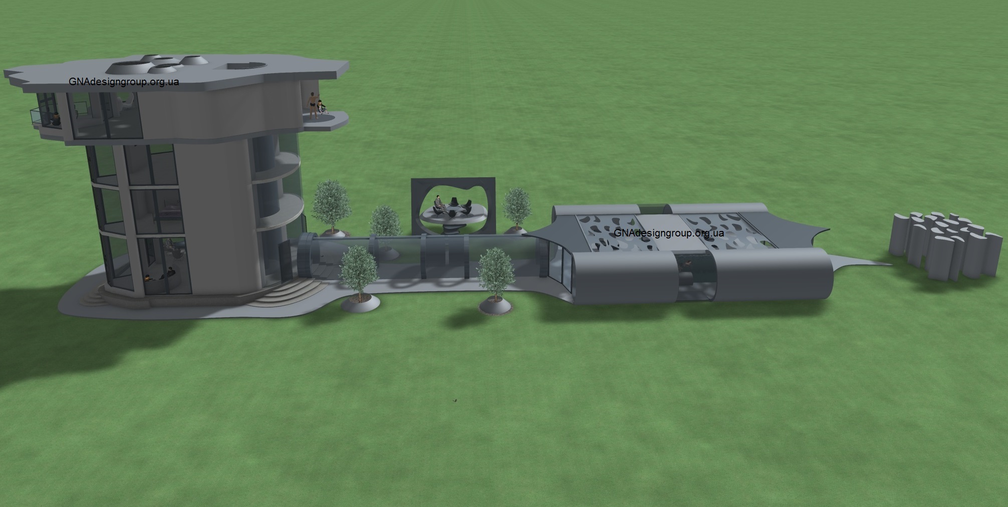 Futuristic cottage