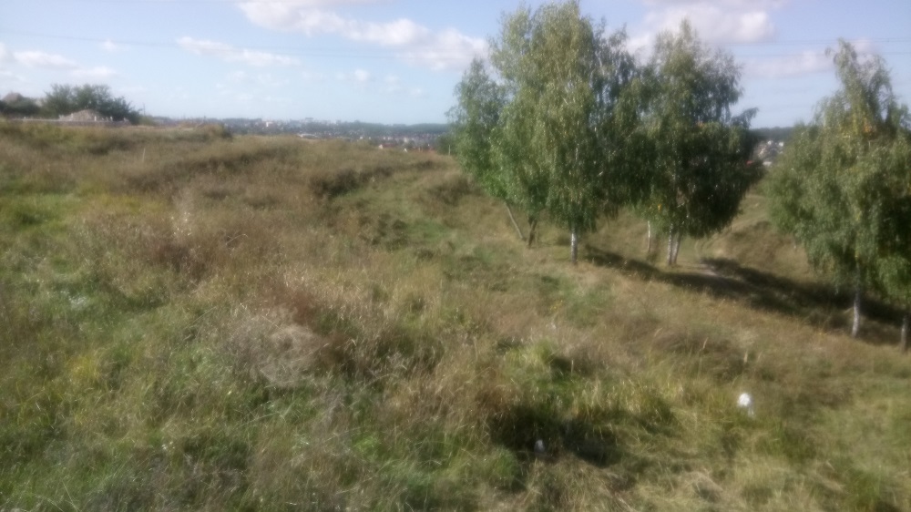 участок на склоне
