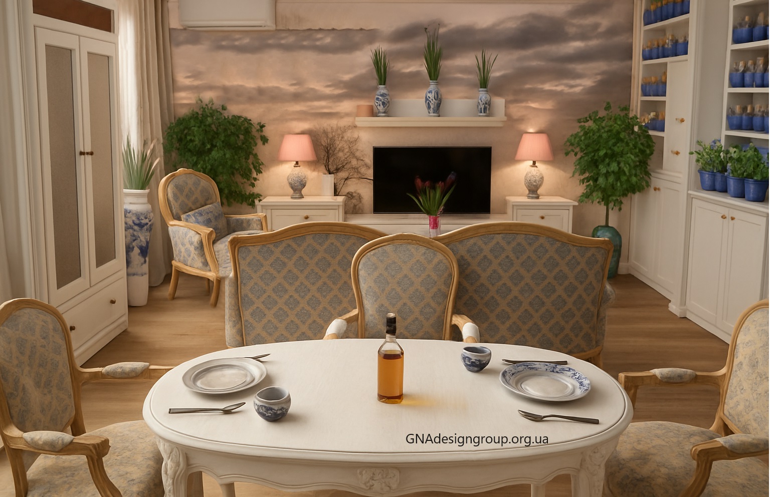 Studio 44.4 m2. Design options