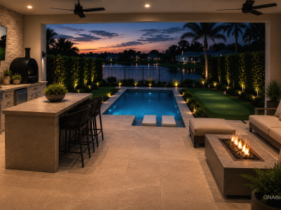 Благоустрій ділянки. USA. Palm Beach