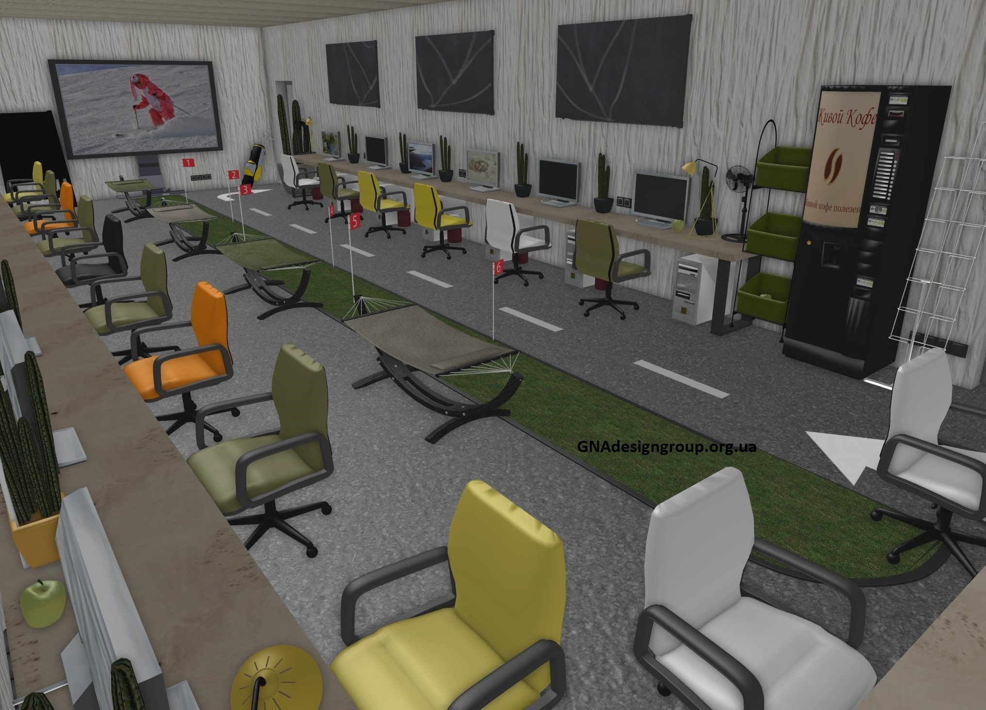 Computer club or youth information center