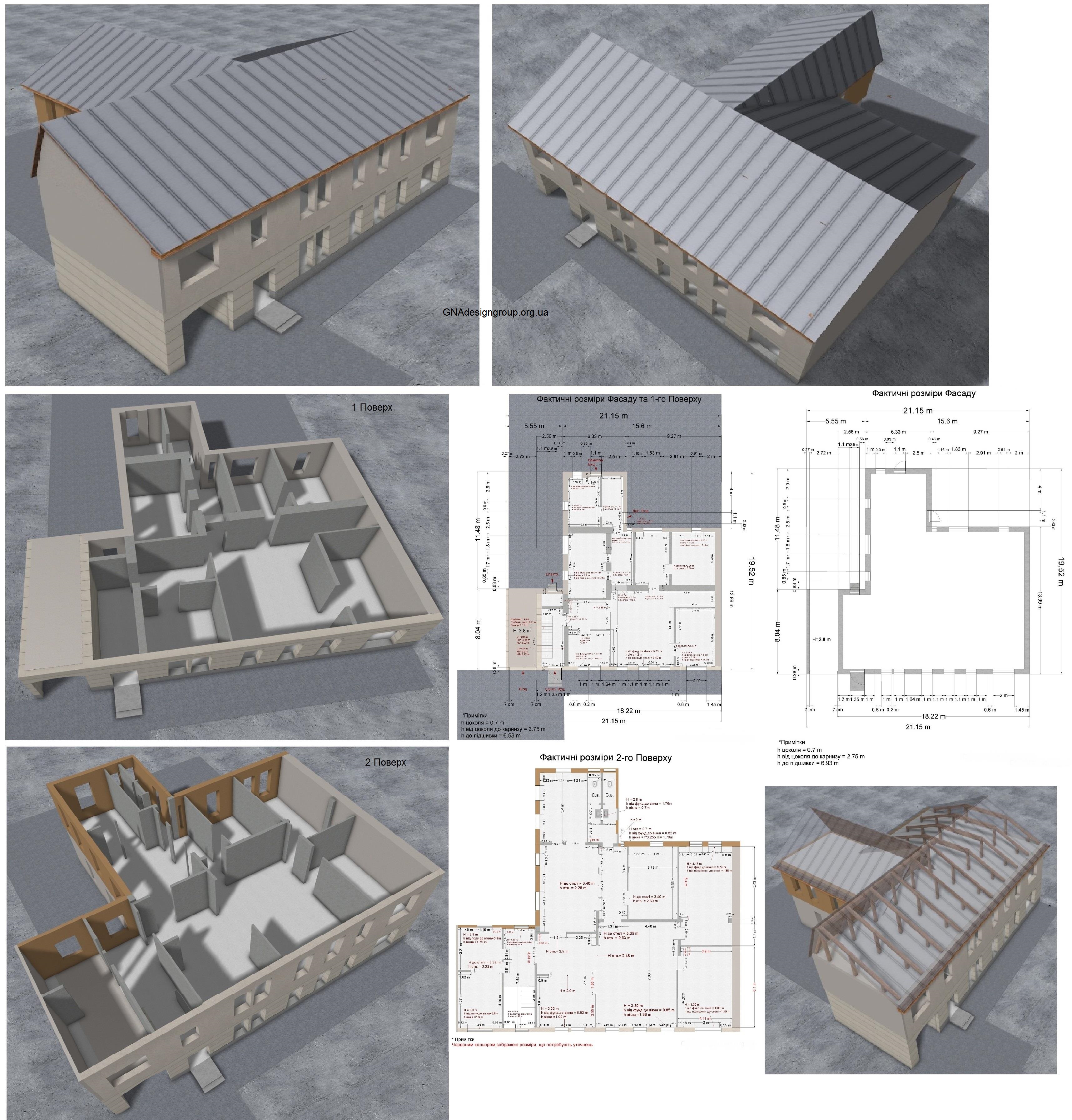 3D planning, actual sizes, 3D visualization