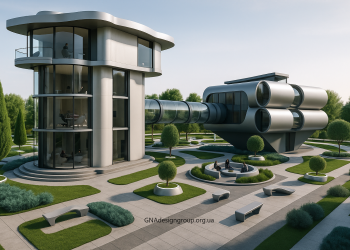 Авторський дизайн Вілли в Футуристичному стилі - Futuristic Cottage / House of the Future