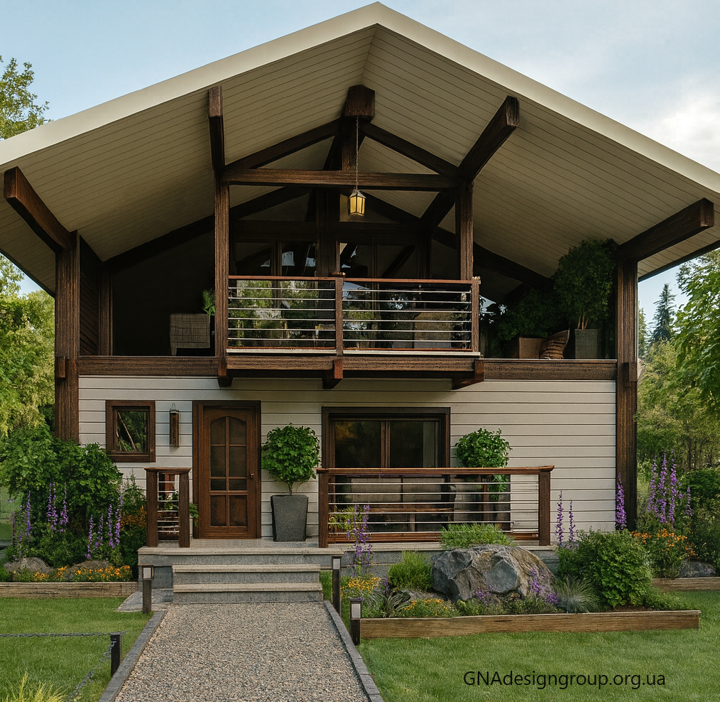 Рost & beam house