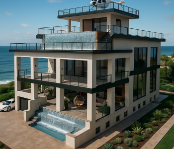 S-villa 2000 м2, 3д планування