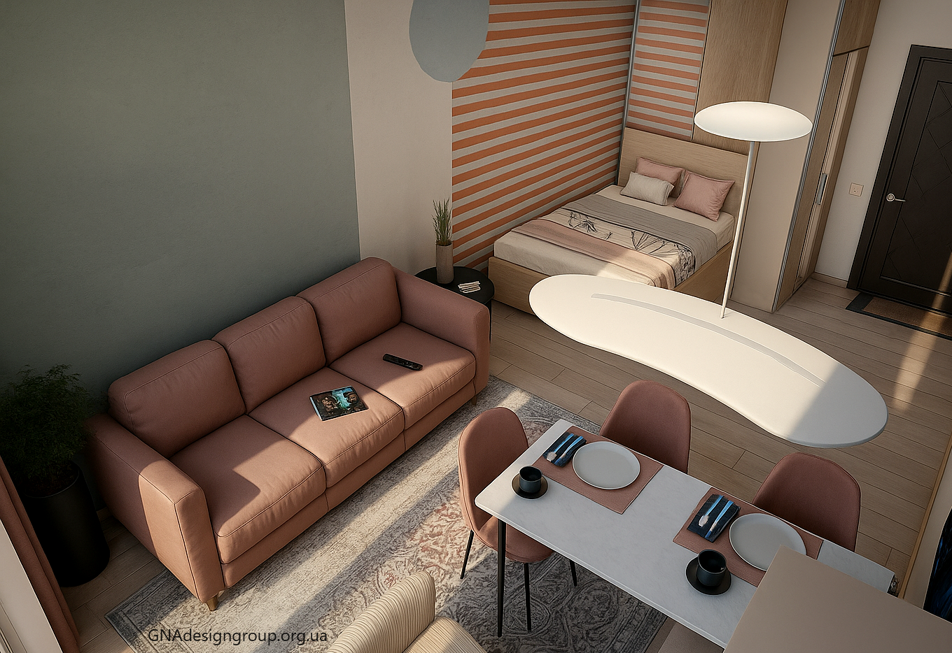 Greece. Small Studio for rent 22 m2.10 options