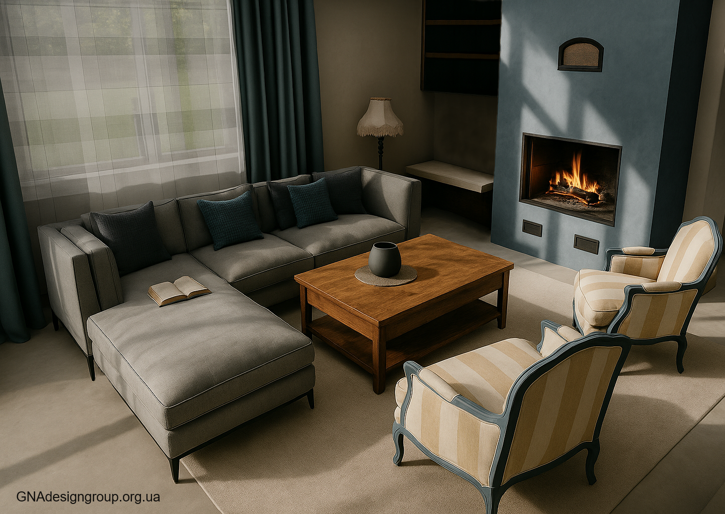 English Interior. 3D planning, visas. 7 days