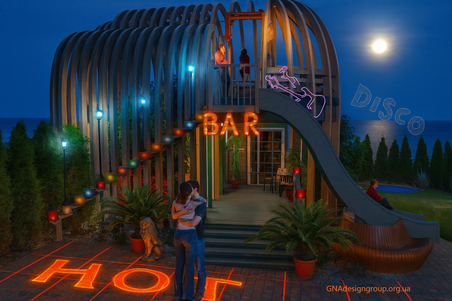 Beach Disco Bar or Open-Air Nightclub Investment Project